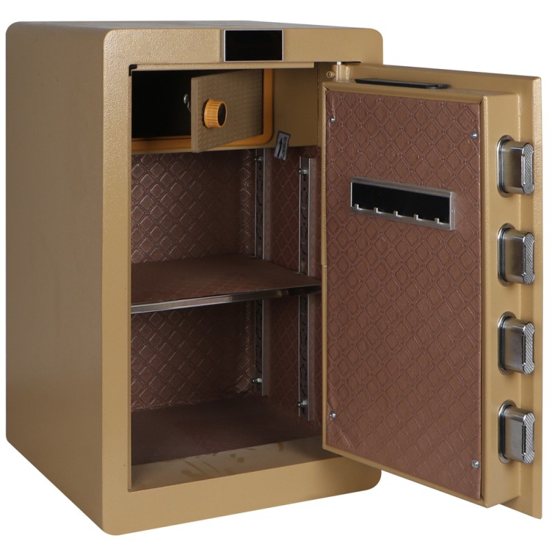 XPTOU-60 FINGERPRINT 60×38×33CM صندوق تجورى ذهبي