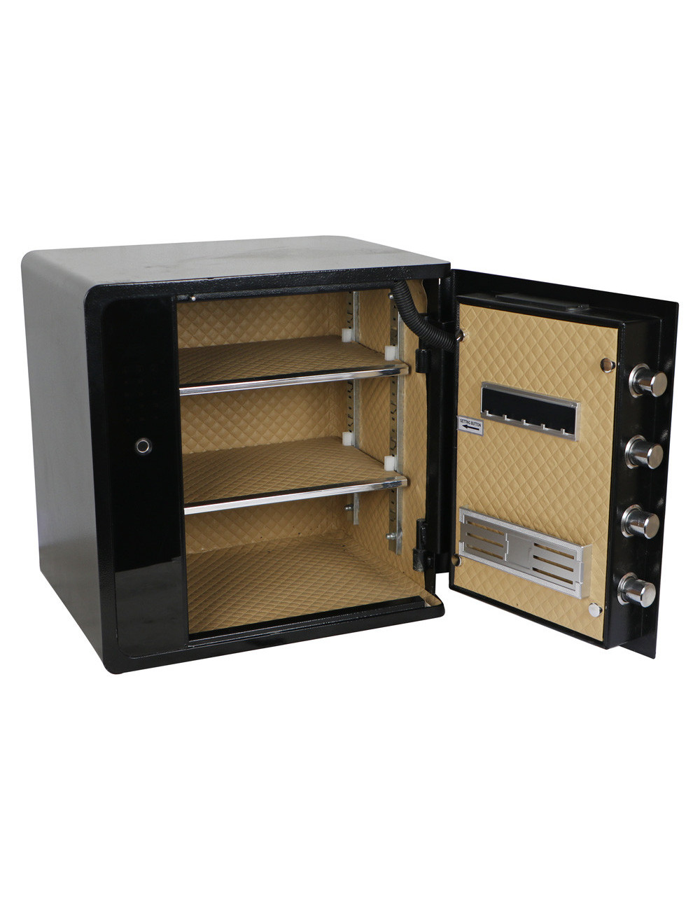 BXX-45 FINGERPRINT 45×45×35CM صندوق تجورى اسود