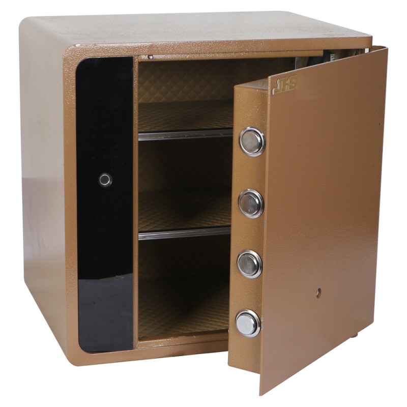 BXX-45 FINGERPRINT 45×45×35CM صندوق تجورى بني