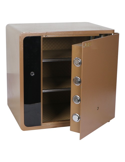BXX-45 FINGERPRINT 45×45×35CM صندوق تجورى بني