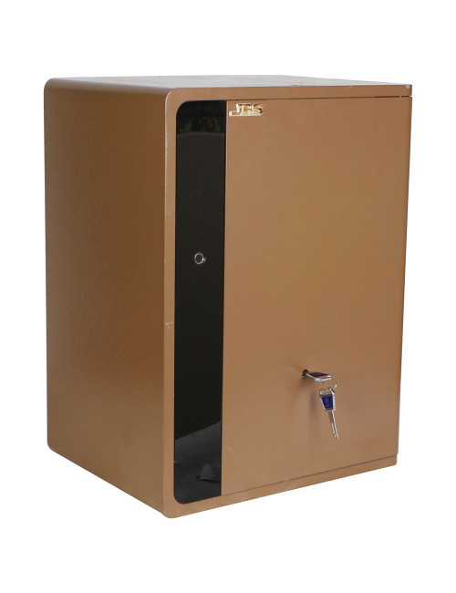BXX-60 FINGERPRINT LOCKER SAFE BROWN 60×45×35CM