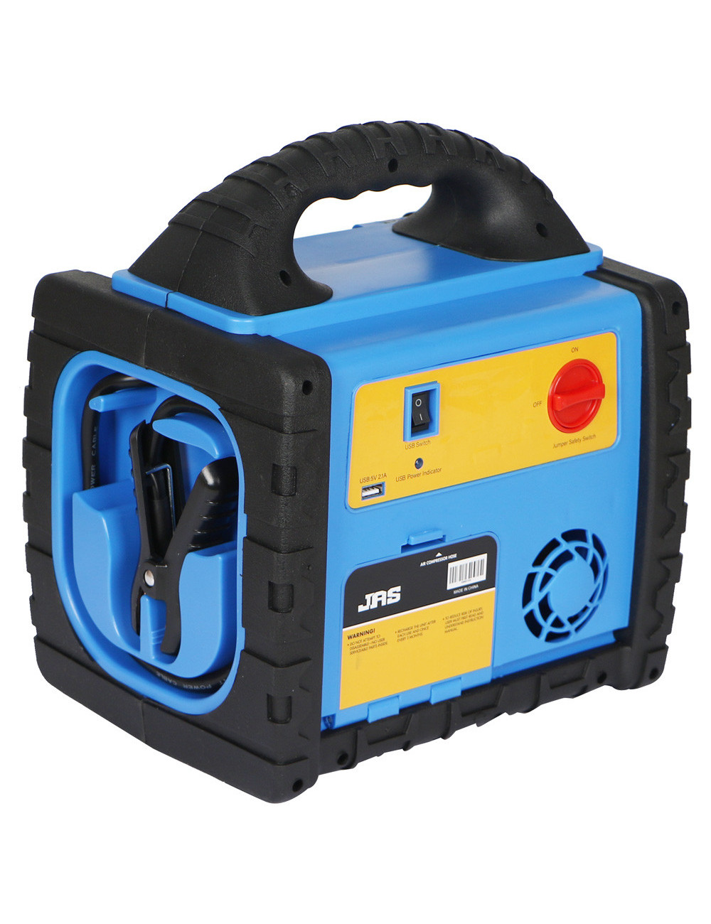 JAS 5 IN 1 MULTI-FUNCTIONAL START BATTERY WITH AIR COMPRESSOR