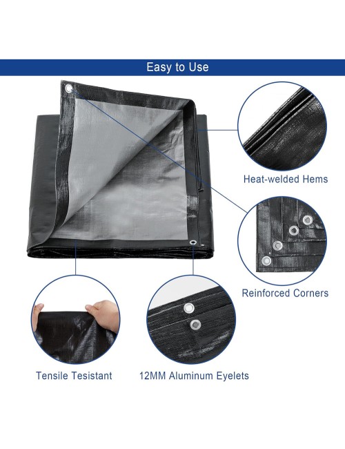 HDPE TARPAULIN 170 GSM 3 X 8 MTR