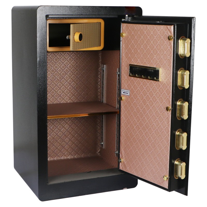 F6-70 PASSWORD LOCKER SAFE BLACK 70×40×36CM