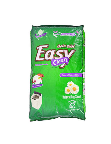 مسحوق غسيل ملابس ايزي كلين اخضر اوتوماتيك 25 كيلو