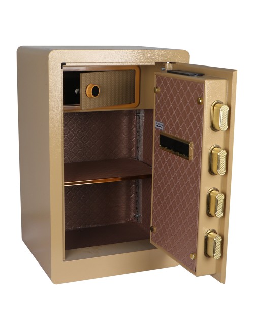 F6-60 FINGERPRINT LOCKER SAFE GOLD 60×38×33CM