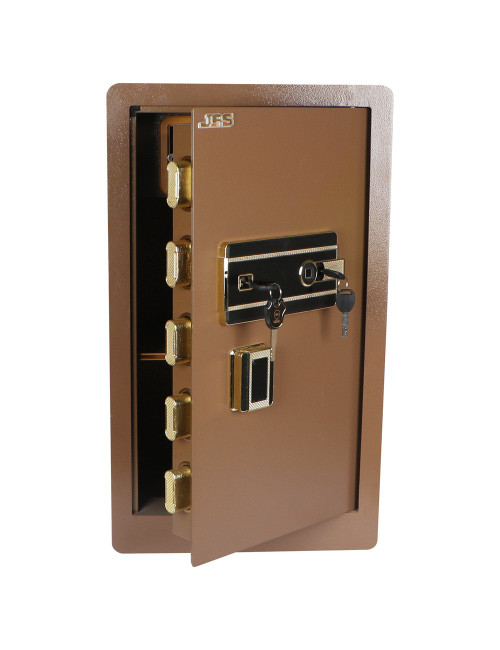 F6-70 FINGERPRINT 70×40×36CM صندوق تجورى بني