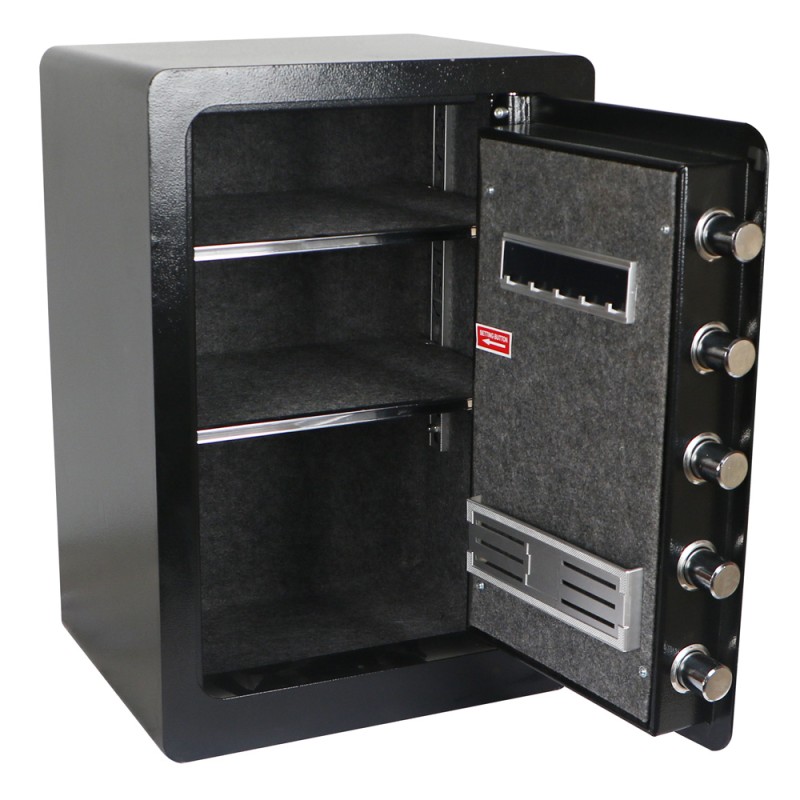 WIS-55 FINGERPRINT 55×38×30CM صندوق تجورى اسود