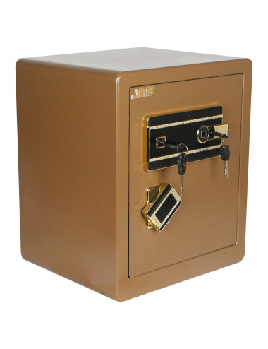 F6-45 FINGERPRINT 45×38×30CM صندوق تجورى بني