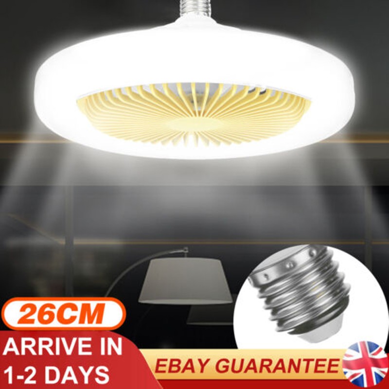 Round bulb 30W with fan 10165