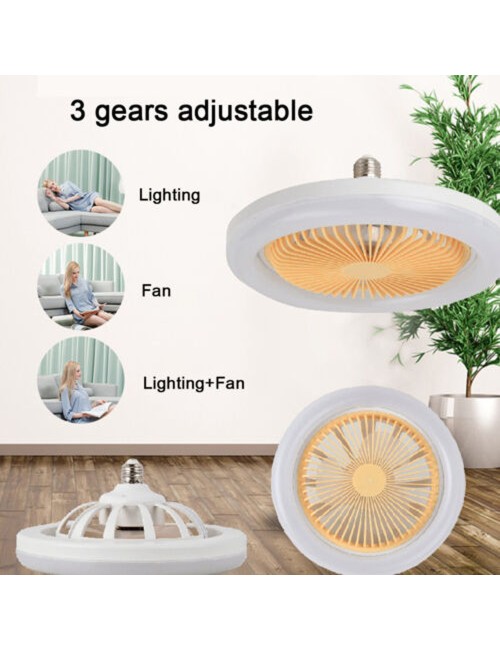 Round bulb 30W with fan 10165