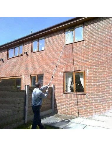 C-057 THREE LEVEL TELESCOPIC ALUMINIUM HANDLE 9 MTR