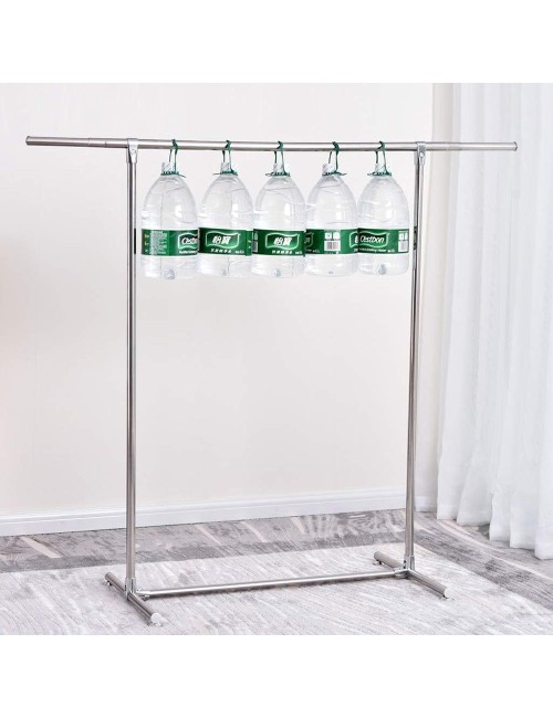 CH-2 STAINLESS STEEL TELESCOPIC CLOTHES HANGING RACK L1200-2400 X D500 X H1300MM