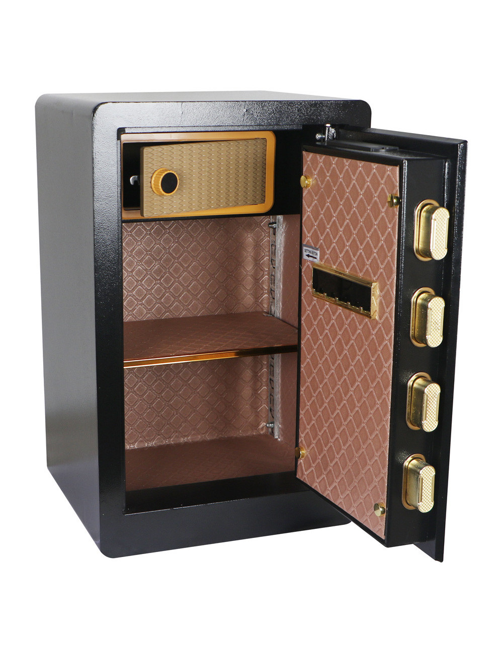 F6-60 FINGERPRINT LOCKER SAFE BLACK 60×38×33CM