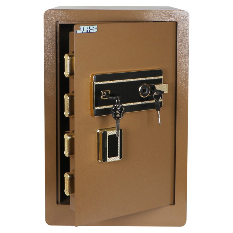 F6-60 FINGERPRINT LOCKER SAFE BROWN 60×38×33CM