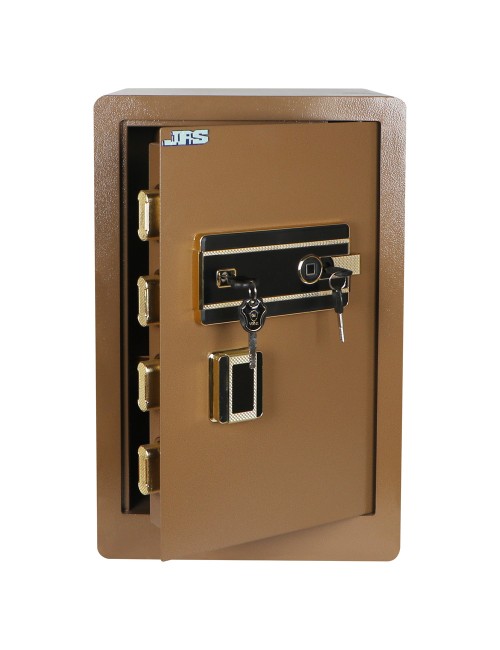 F6-60 FINGERPRINT 60×38×33CM صندوق تجورى بني