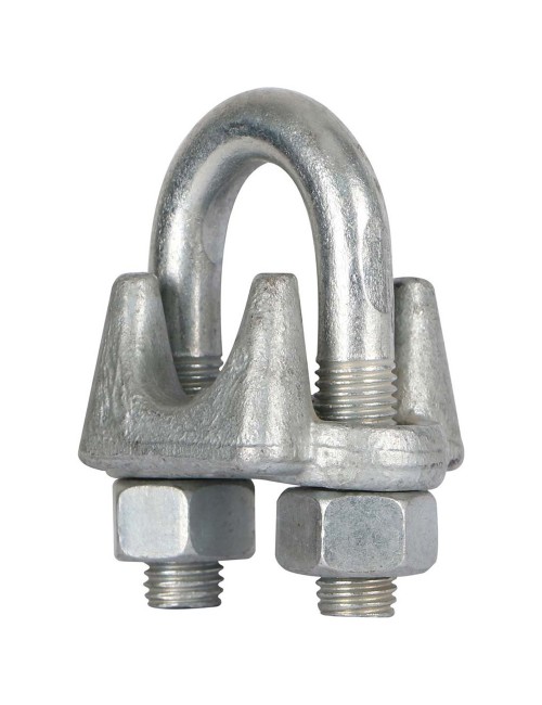 ELEC. GALV. DIN741 WIRE ROPE CLIPS 50 MM