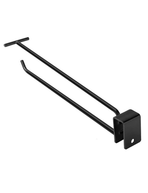 H-S03-2T HOOK MATT BLACK 150MM