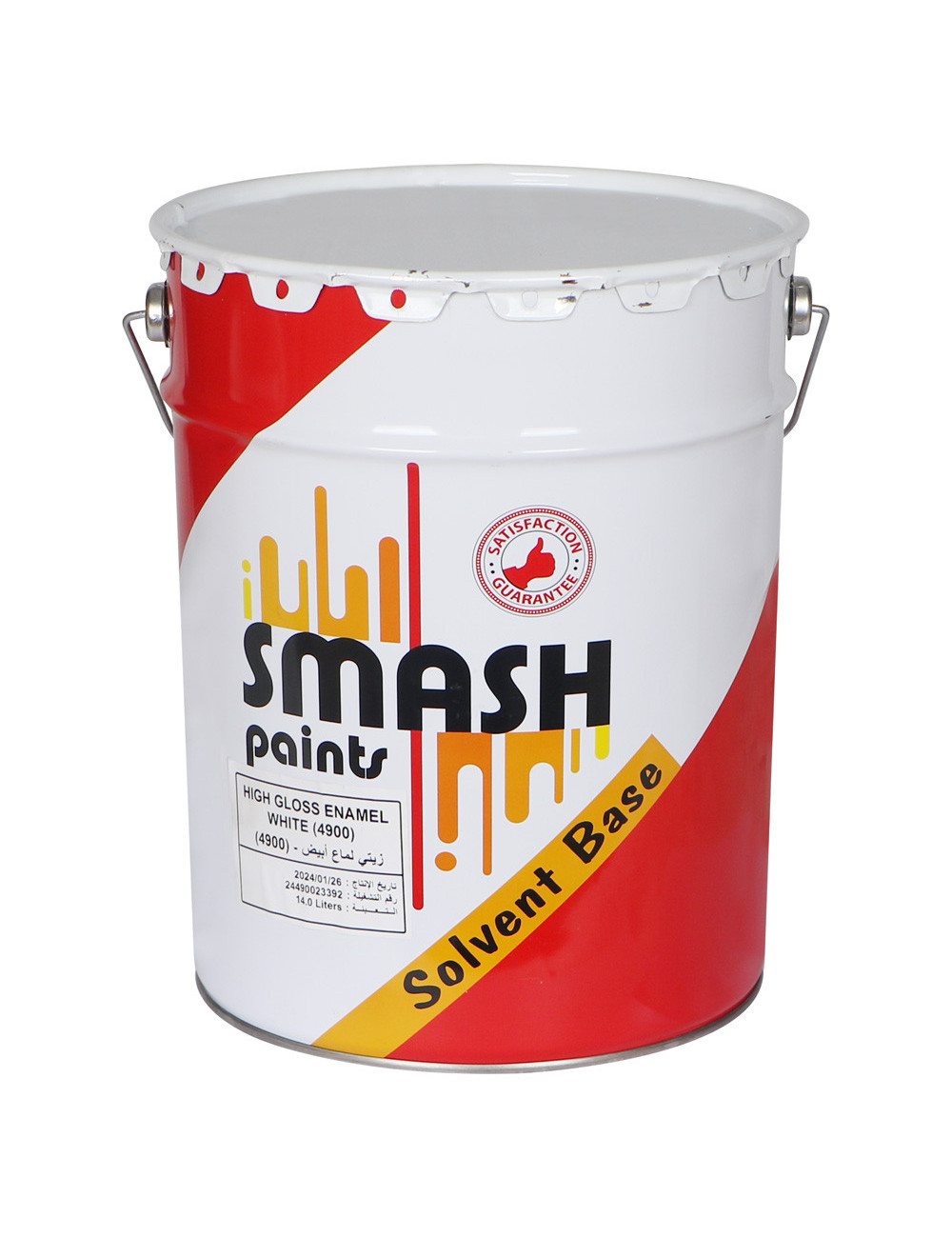 صبغ زيتي ابيض لماع درام SMASH 4900
