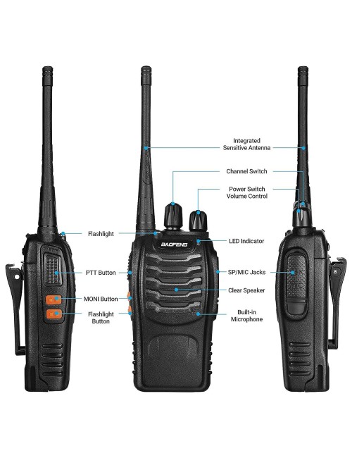 BF-888S WALKIE TALKIE
