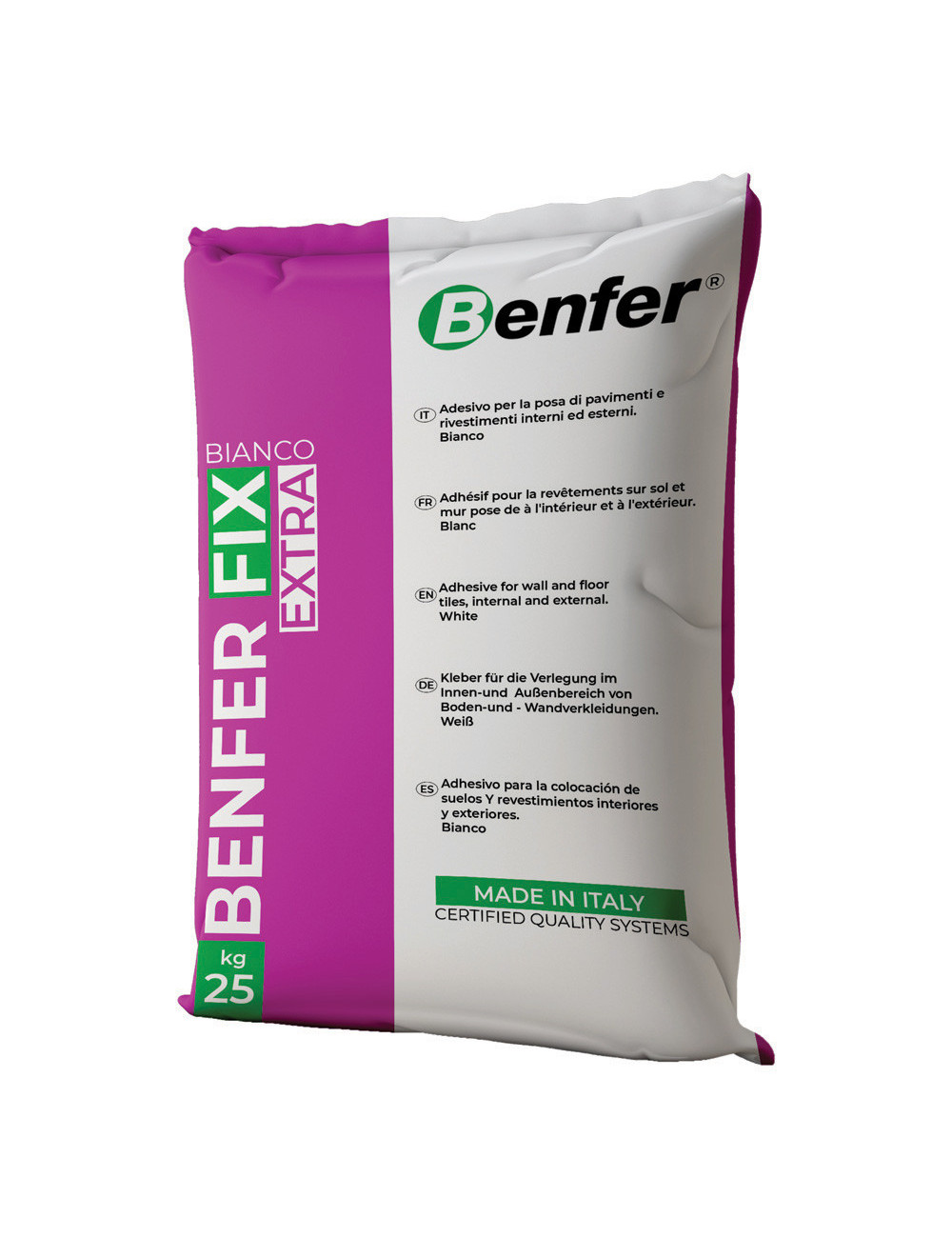TILE FIX EXTRA GLUE POWDER WHITE 25 KG