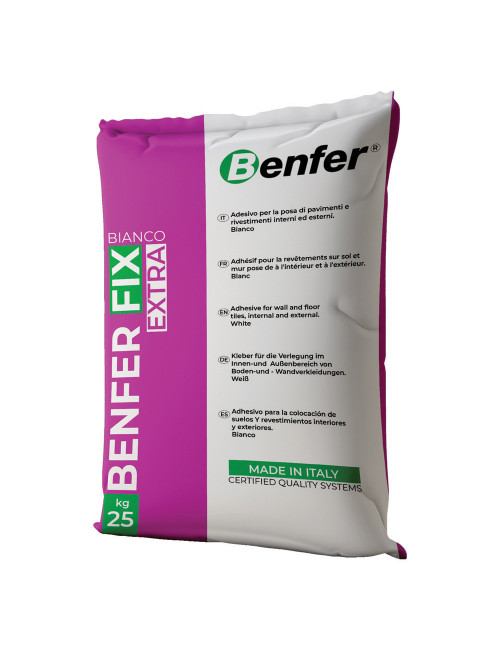 TILE FIX EXTRA GLUE POWDER WHITE 25 KG