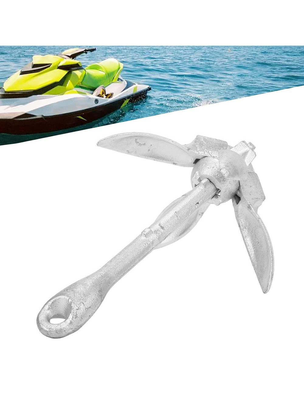 AN0103 GALV. BOAT ANCHOR 8 KG