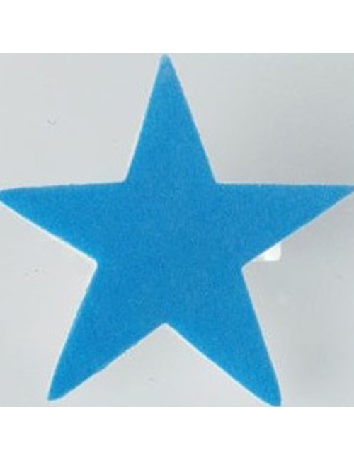 Star Design Effect Stamp 8CM 1331 - TURKEY
