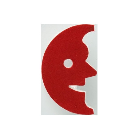 Moon Design Effect Stamp 8CM 1333 - TURKEY