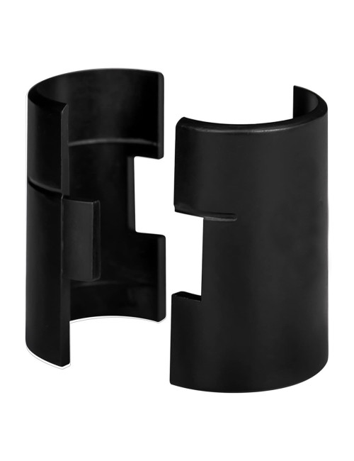 TL-BC BLACK PLASTIC CLIP SET FOR CHROME WIRE SHELF