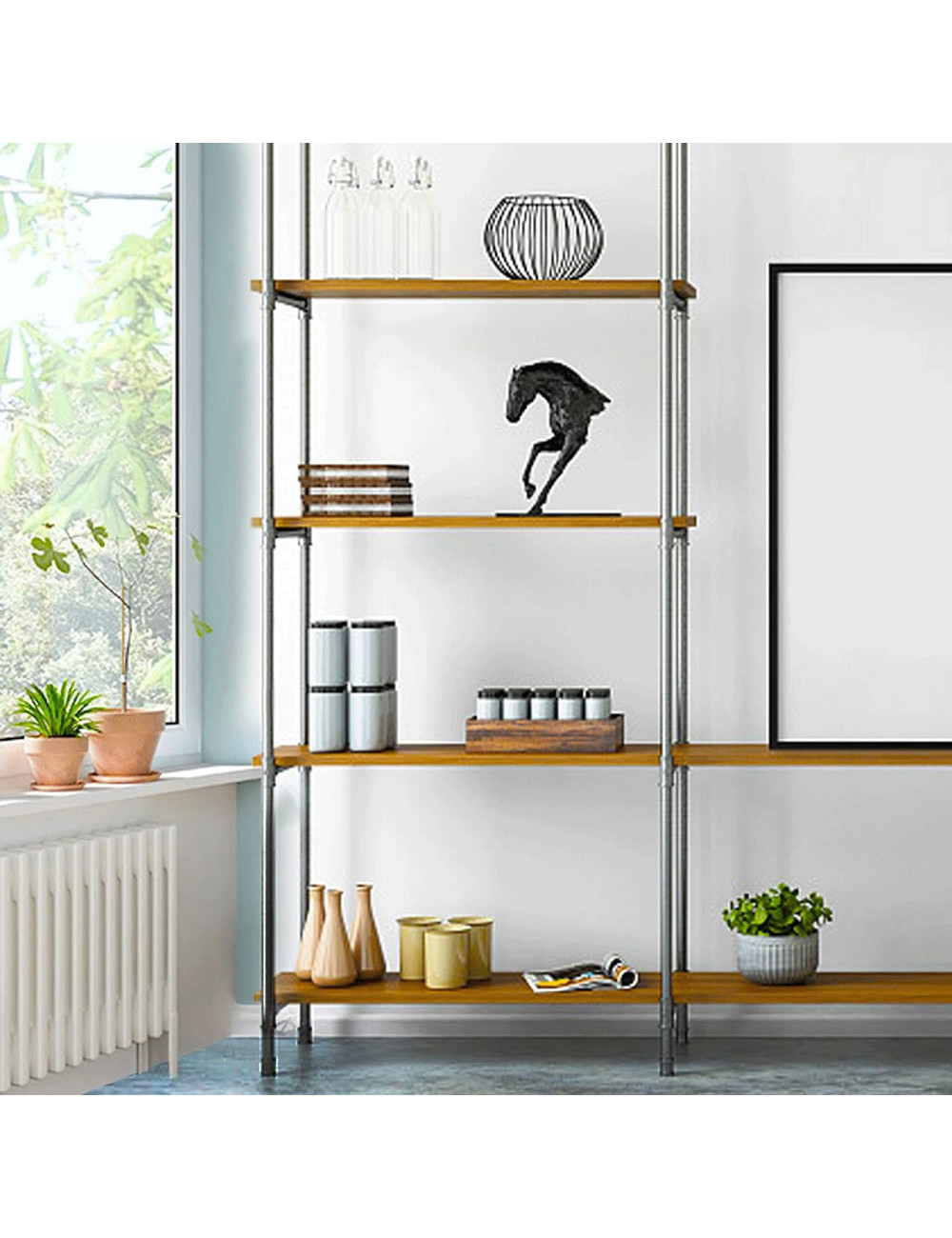 TL-BC BLACK PLASTIC CLIP SET FOR CHROME WIRE SHELF