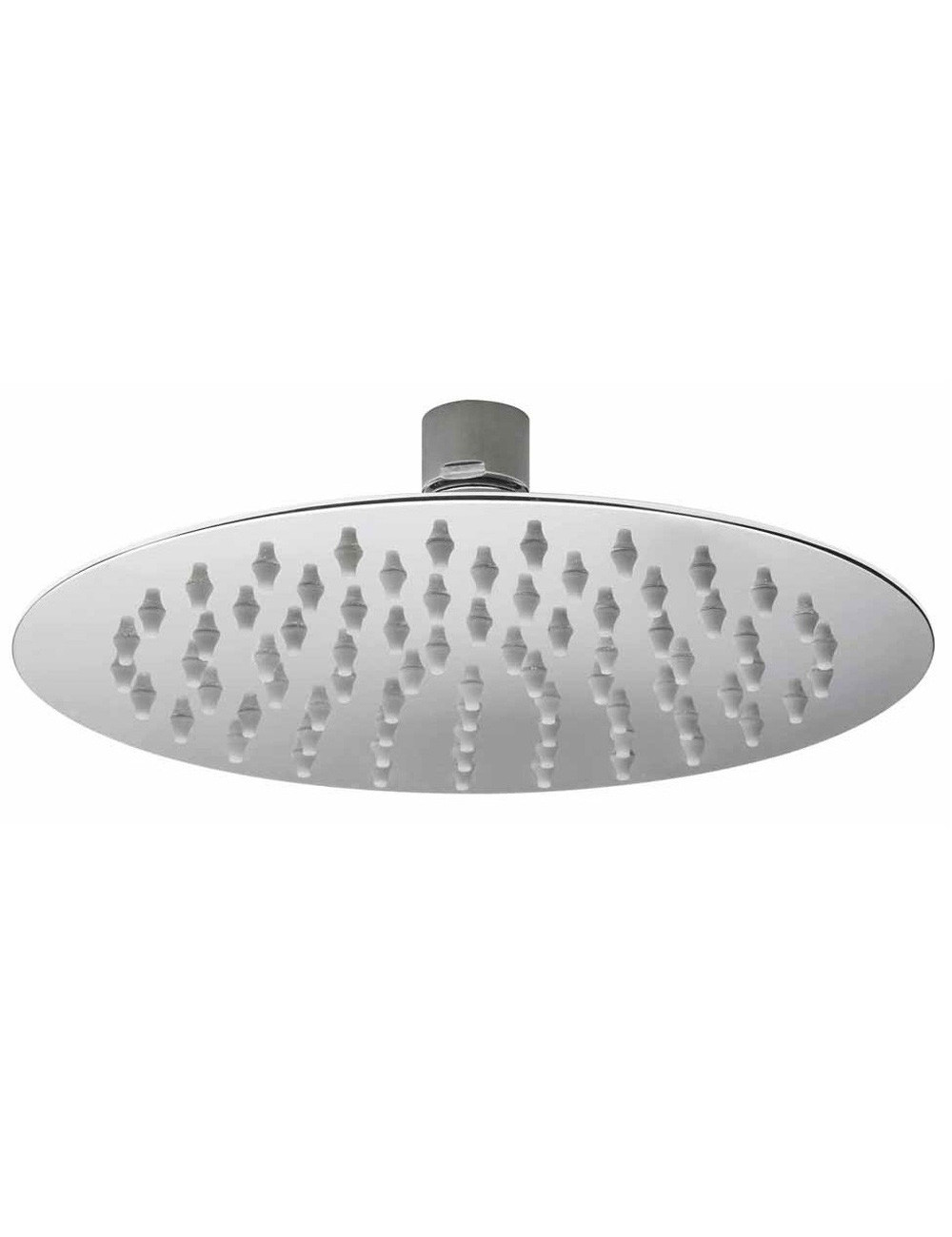 STEEL SHOWER SET CHROME ROUND 25CM