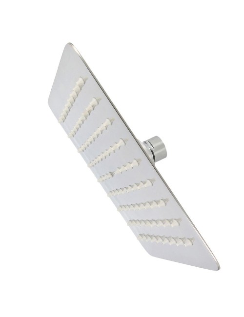 STEEL SHOWER SET CHROME SQUARE 25CM