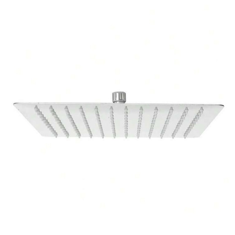 STEEL SHOWER SET CHROME SQUARE 25CM