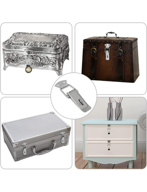 102 STEEL HASP LATCH WITH LOCK RING 3.5"