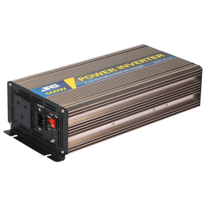 PURE SINE WAVE INVERTER WITH CHARGER 12V DC 500W