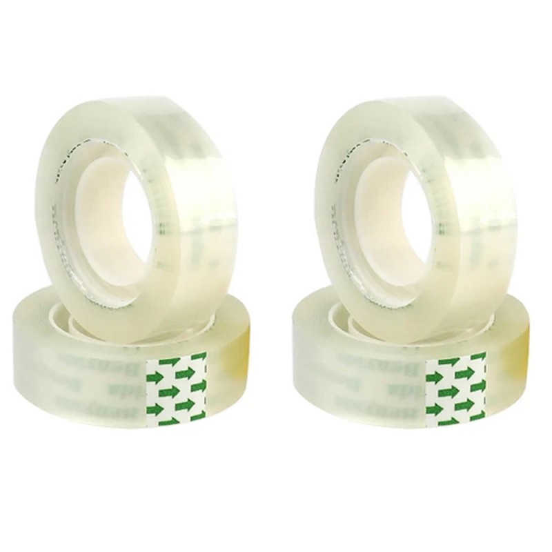 تيب شفاف 3/4"×25متر ×4 حبة UAE