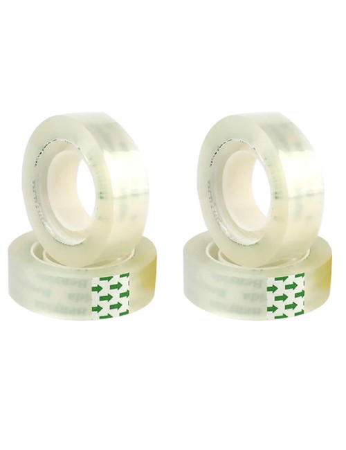 تيب شفاف 3/4"×25متر ×4 حبة UAE
