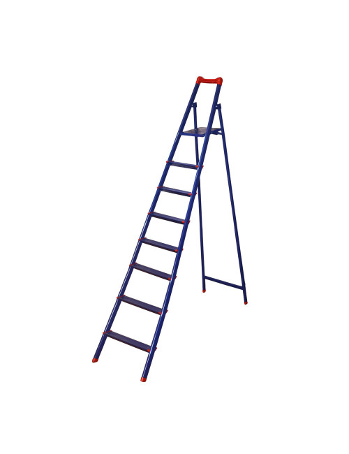 H-107 STEEL LADDER BLUE 8 STEPS
