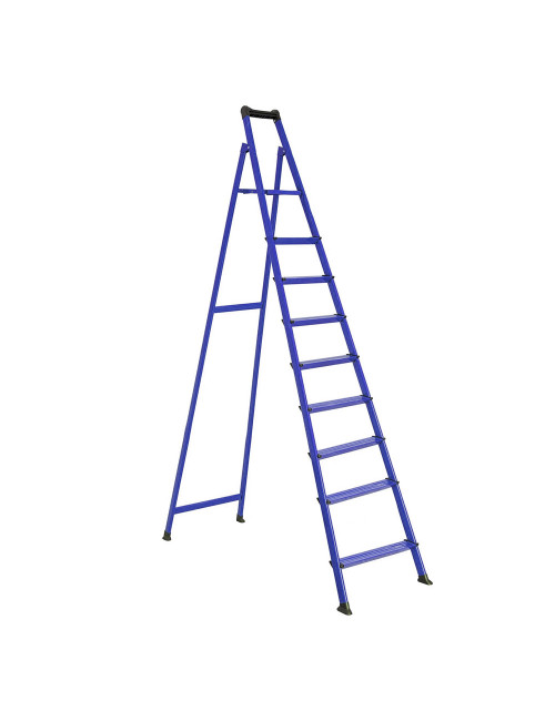 H-108 STEEL LADDER BLUE 9 STEPS