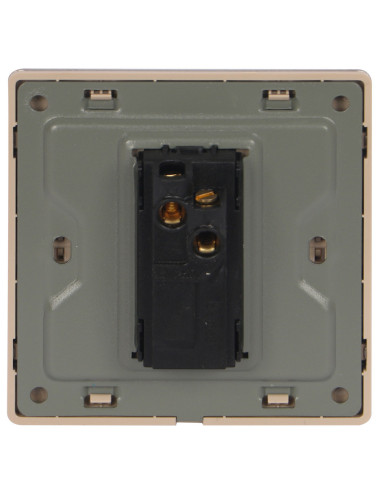 سويتش مفرد عريض استيل