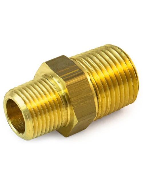 1/2" X 3/4" نبل مسدس نحاس
