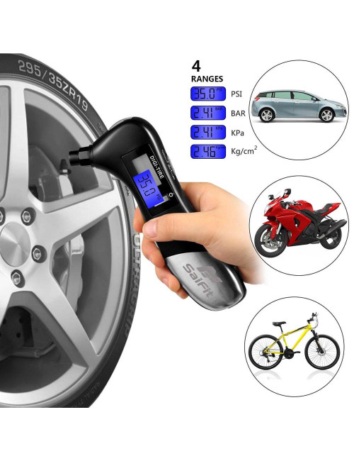 PRESSURE MEASURING TOOL KIT WITH FLASH LIGHT