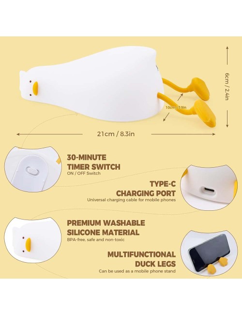 K-1096 2IN1 DUCK SLEEP LAMP