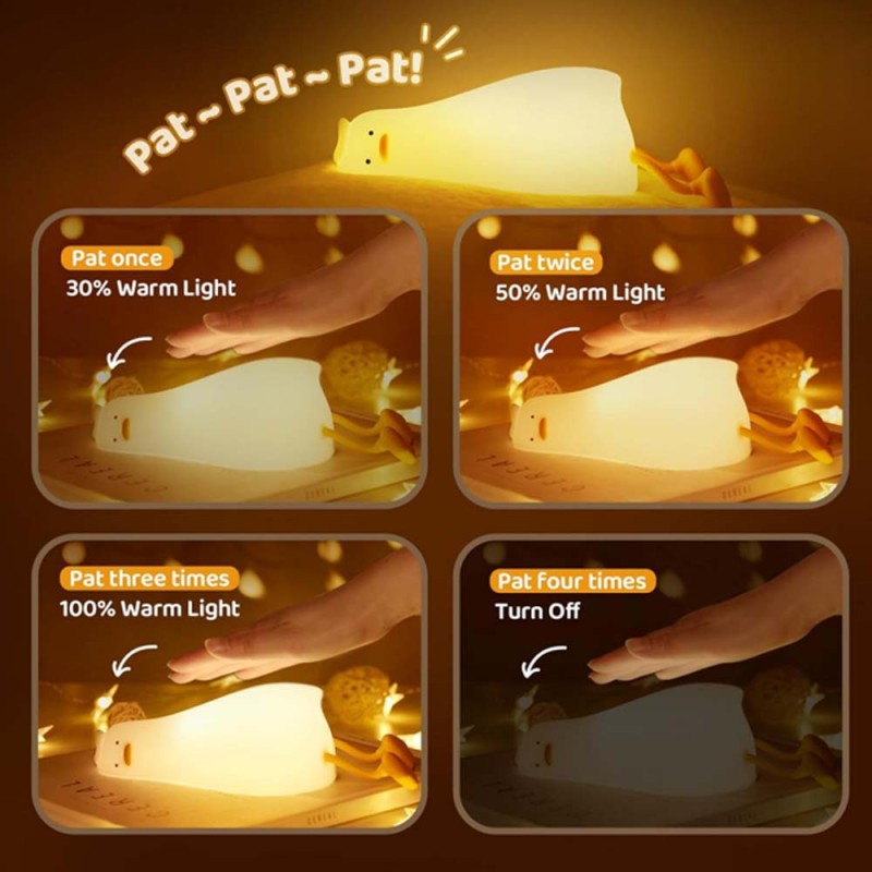 K-1096 2IN1 DUCK SLEEP LAMP