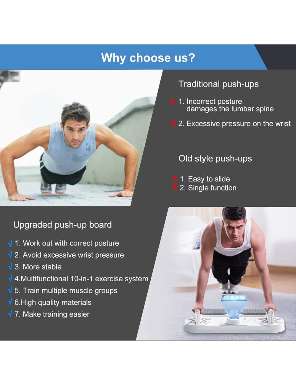 MULTIFUNCTIONAL PUSH UP BOARD