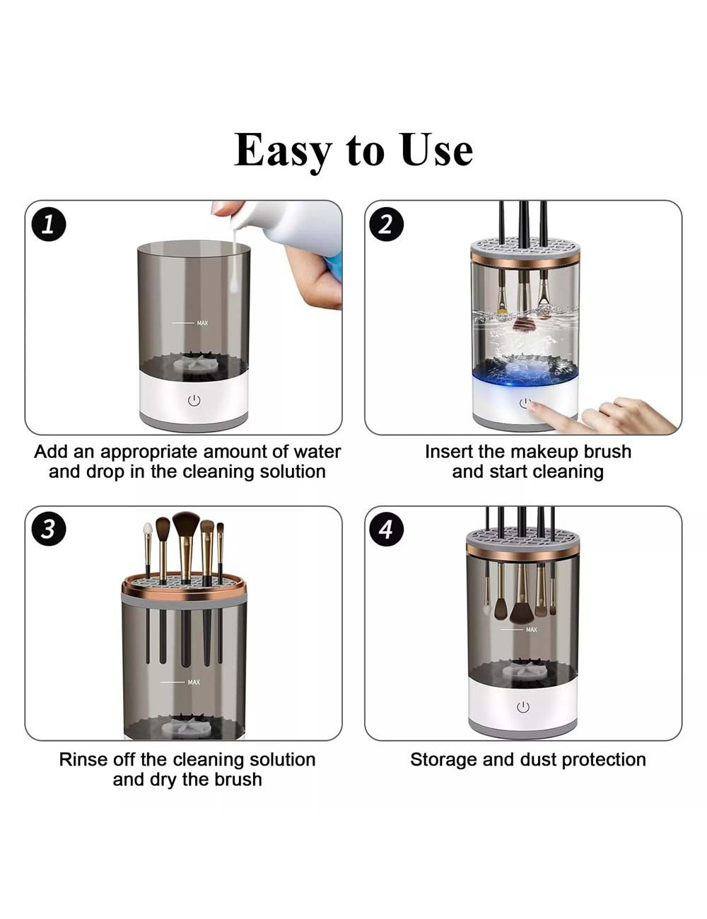 HZ-001 MAKEUP BRUSH CLEANER