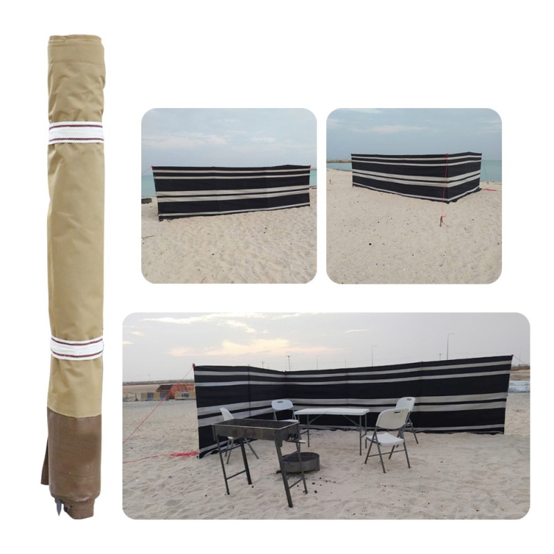 AIR PROTECTION BOUNDRY CLOTH TENT 10 MTR WITH CURVE NAIL
