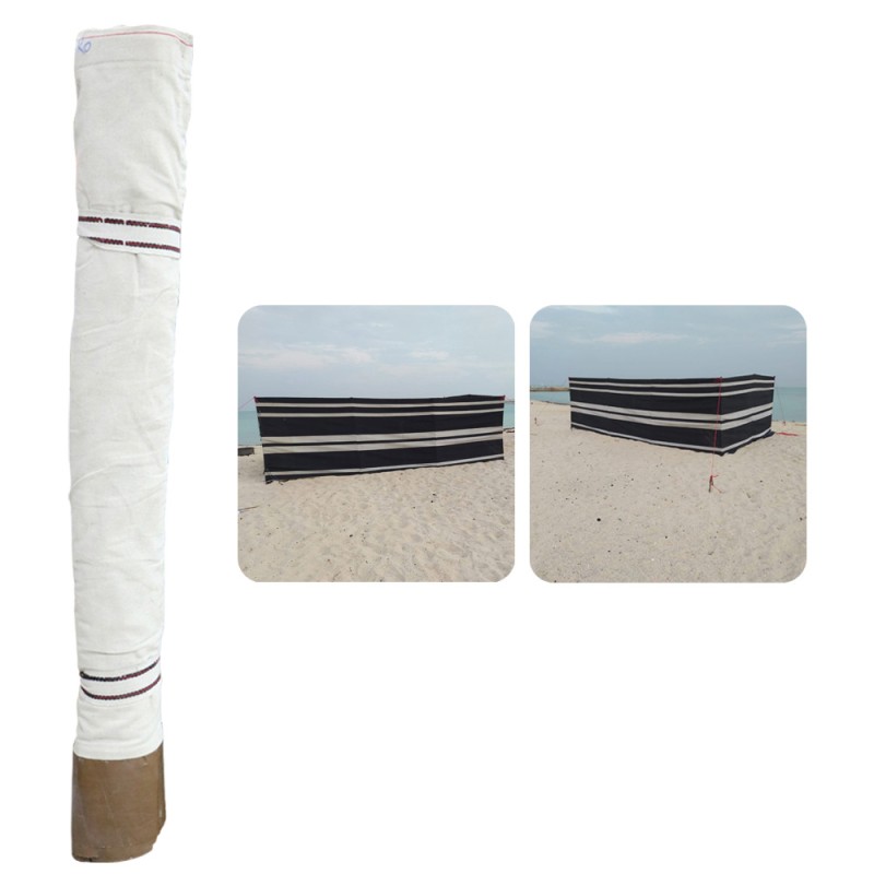 AIR PROTECTION BOUNDRY CLOTH TENT 10 MTR WITH CURVE NAIL