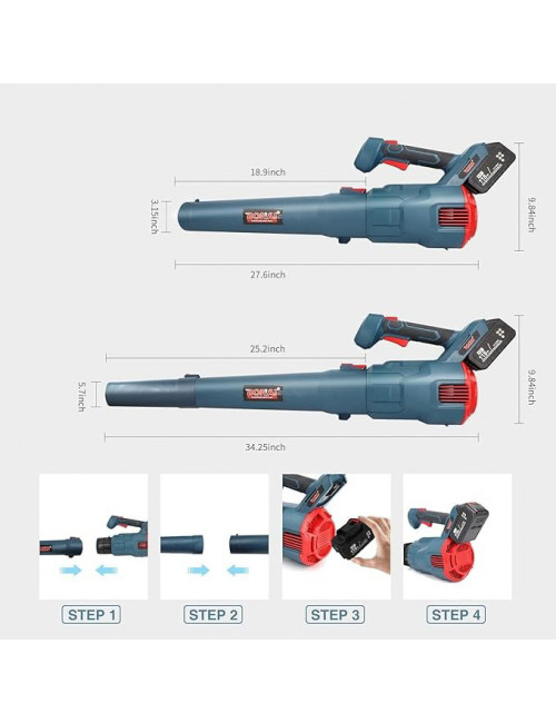 BOSS 118V بلور هواء باتري كبير